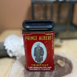 Prince Albert Crimp Cut Tobacco Tin vintage collectible